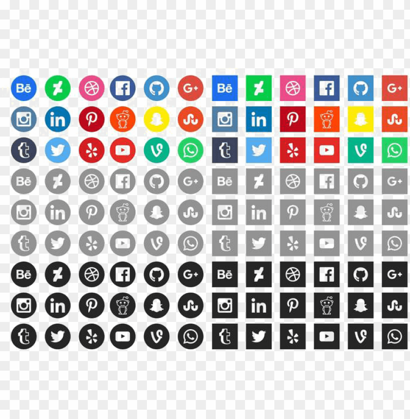 Modern Web Icons cutout PNG & clipart images | TOPpng