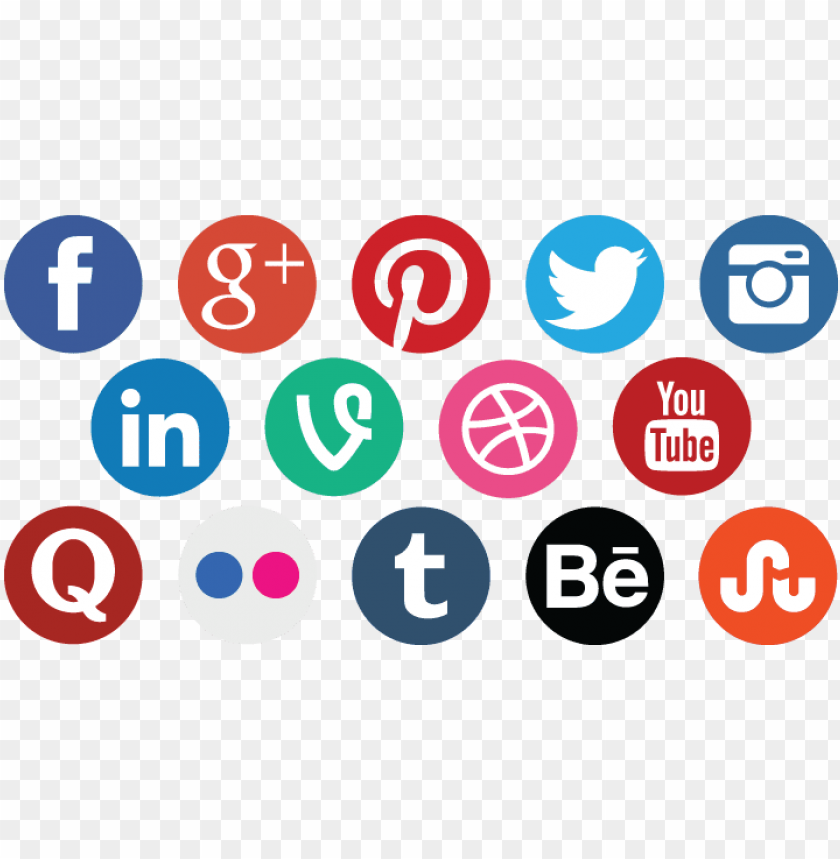 Free download | HD PNG social media icon transparent background PNG ...