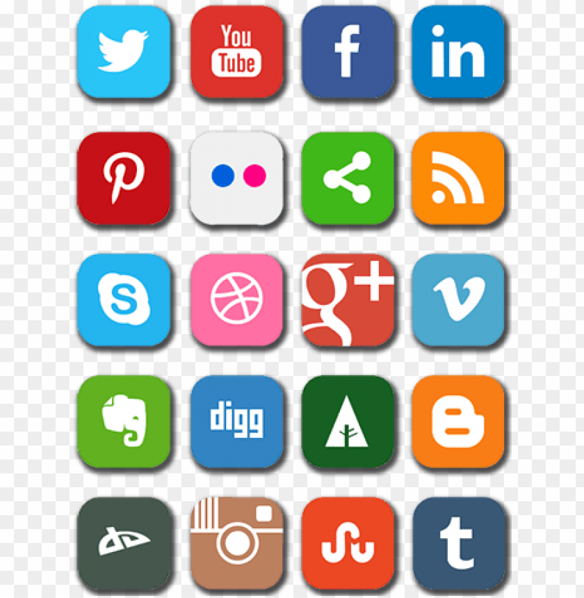 Free download | HD PNG social media logos png no background brigi ...