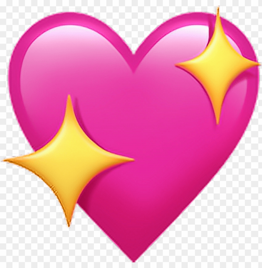 Free download | HD PNG sparkling heart emoji PNG transparent with Clear ...