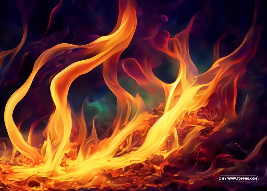 Free download HD PNG spice up your designs with fire overlay pngs