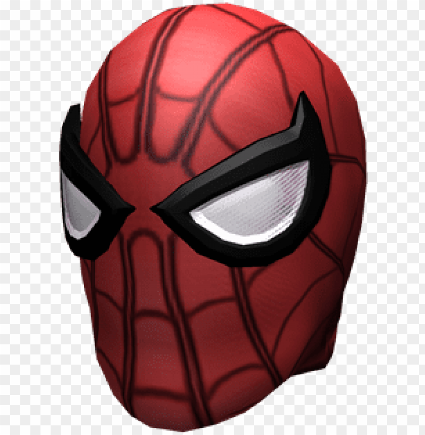 Spider-man's Mask - Roblox Spiderman Homecoming Mask Png Image With 678