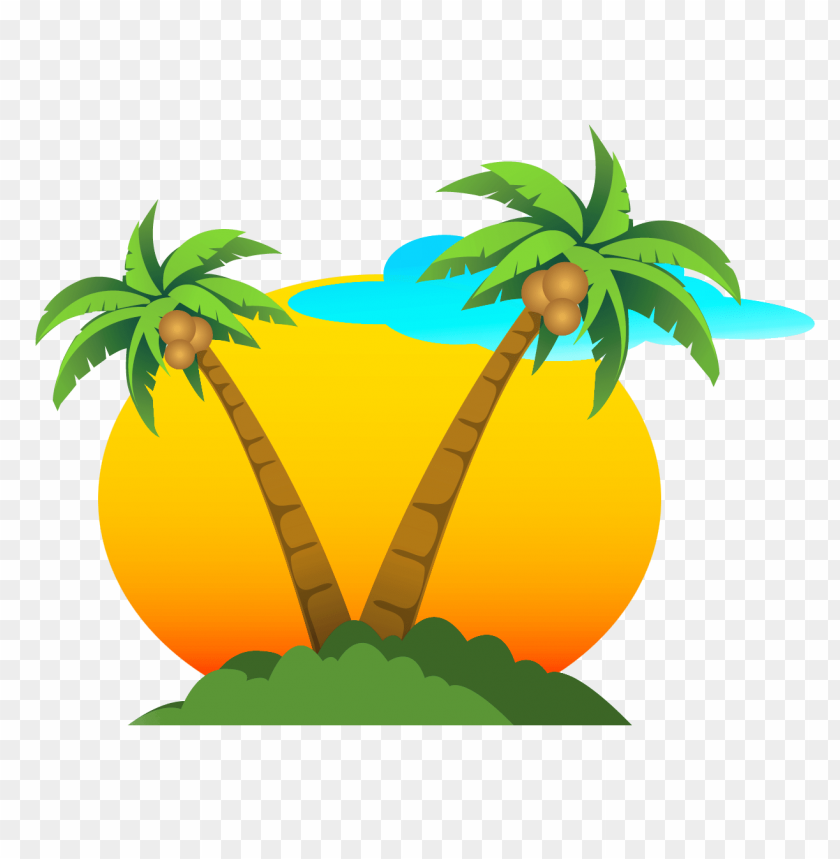 Free download | HD PNG PNG image of sunset with palm trees png with a ...