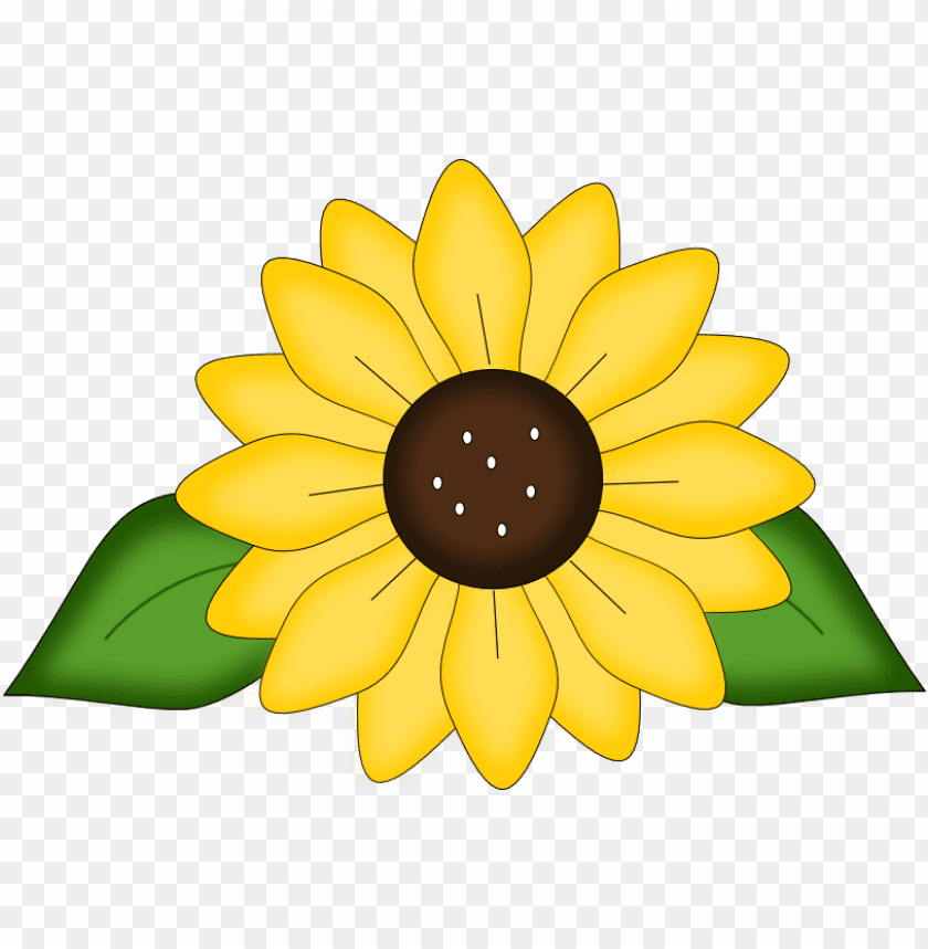 Free Sunflower Clip Art Svg SVG PNG EPS DXF File