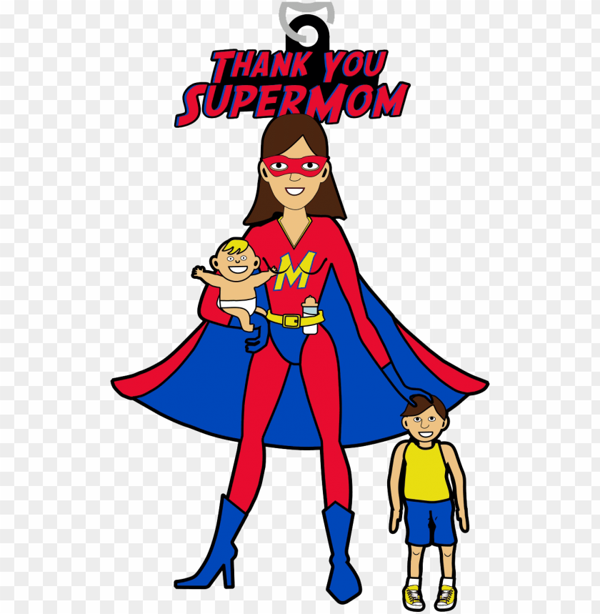 Download super mom 5k cartoon png Free PNG Images TOPpng