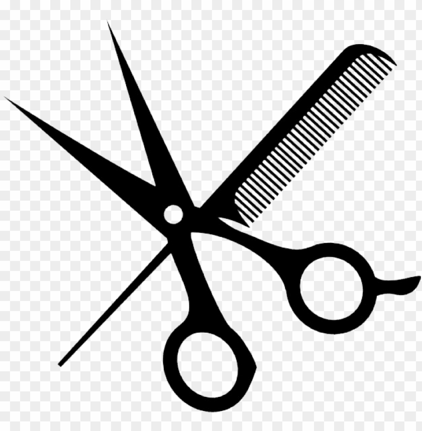 Svg Transparent Download And Comb Simons Hair Shop Hair Salon Scissors Clipart Png Image With Transparent Background Toppng