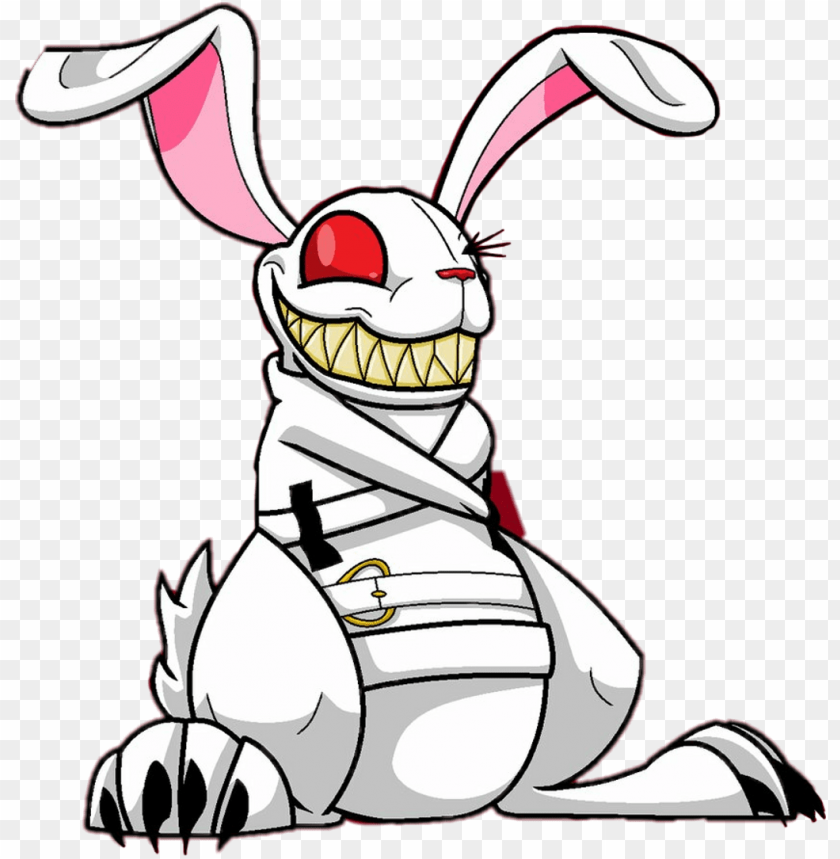 Free download | HD PNG sycho sticker rabbit in straight jacket PNG ...