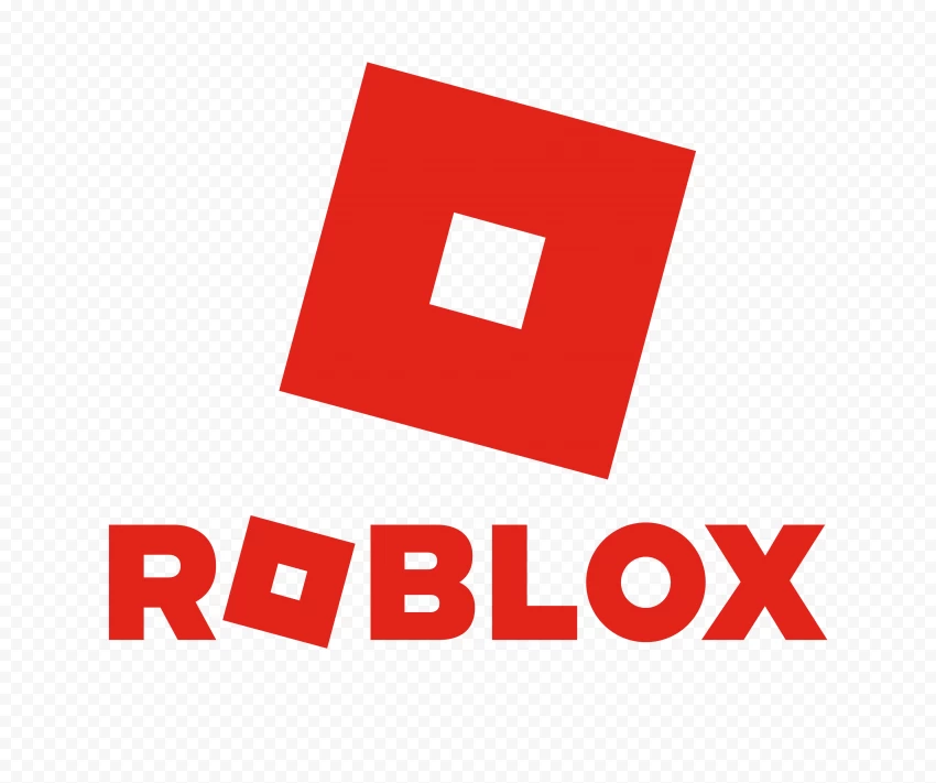 HD Roblox Black Text Logo With Symbol Sign Icon PNG - Image ID