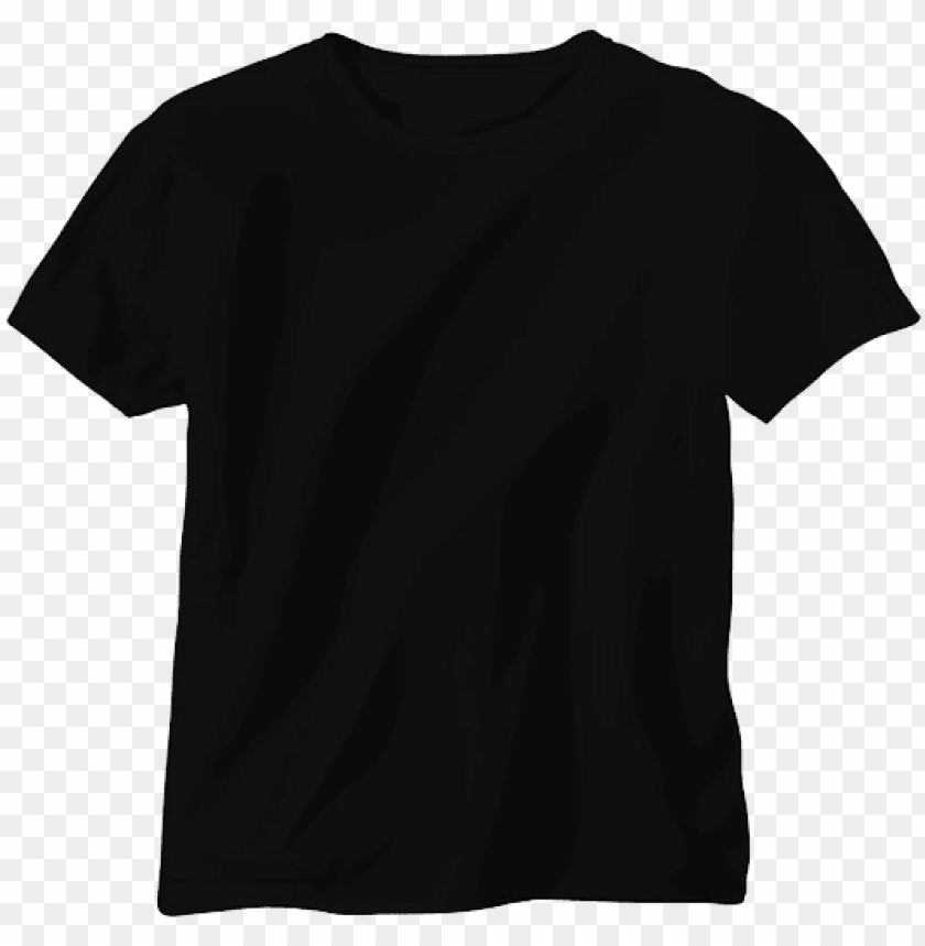 Download Transparent Black T Shirt Template Png - Amyhj