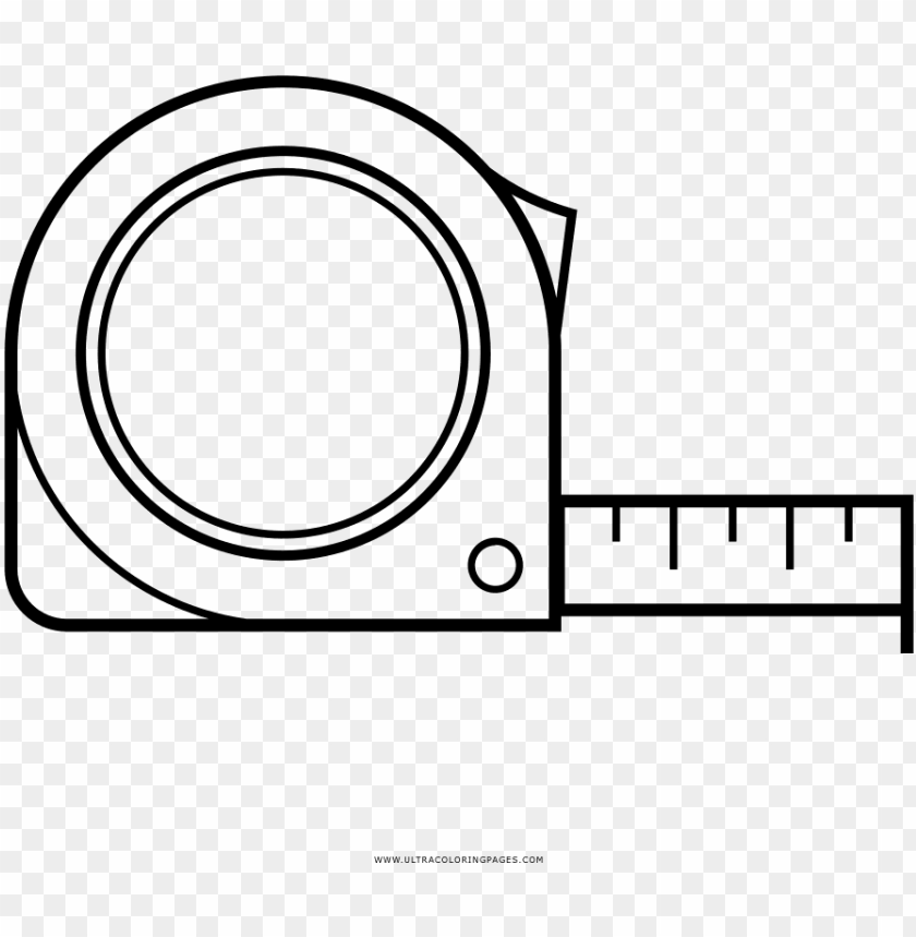 Free download | HD PNG tape measure coloring page circle PNG ...