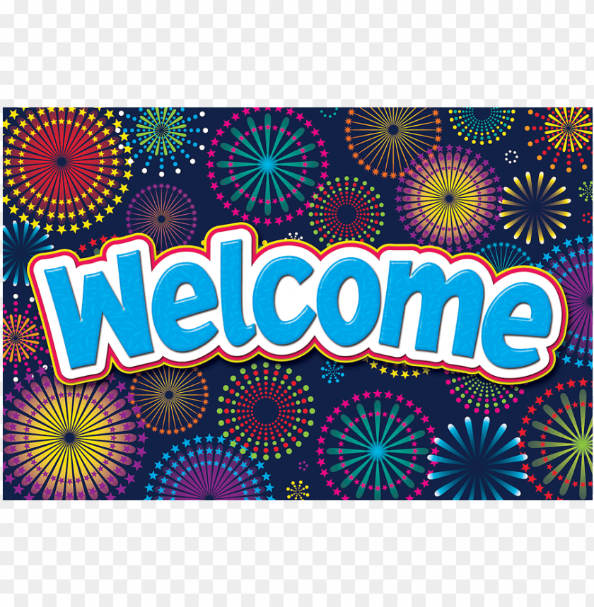 Free download | HD PNG tcr5460 fireworks welcome postcards image ...