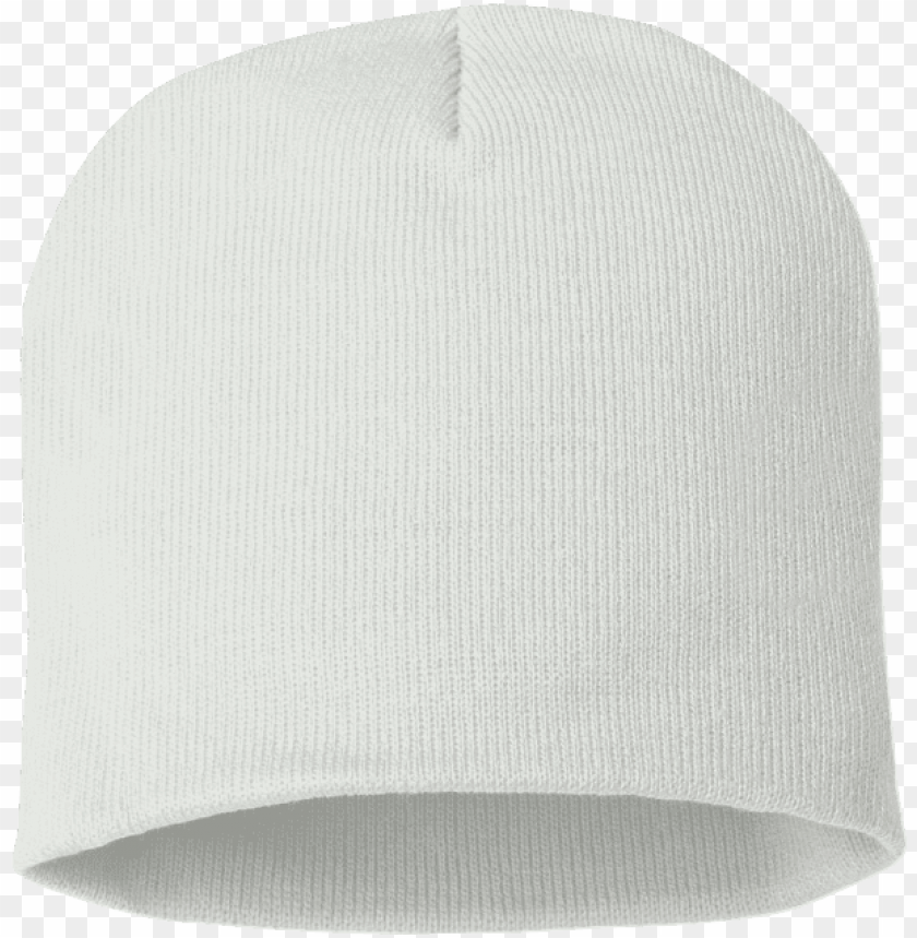 Download template knit beanie cap white beanie template png Free