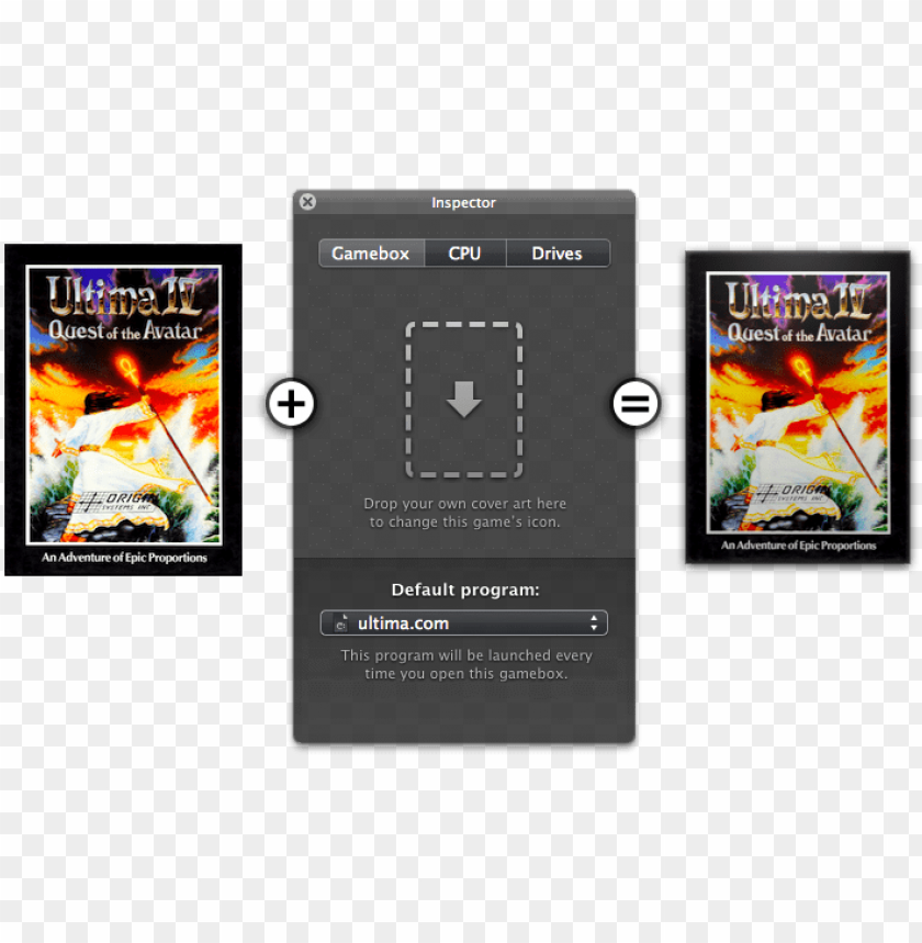 Free download | HD PNG the gamebox tab ultima iv box PNG transparent ...