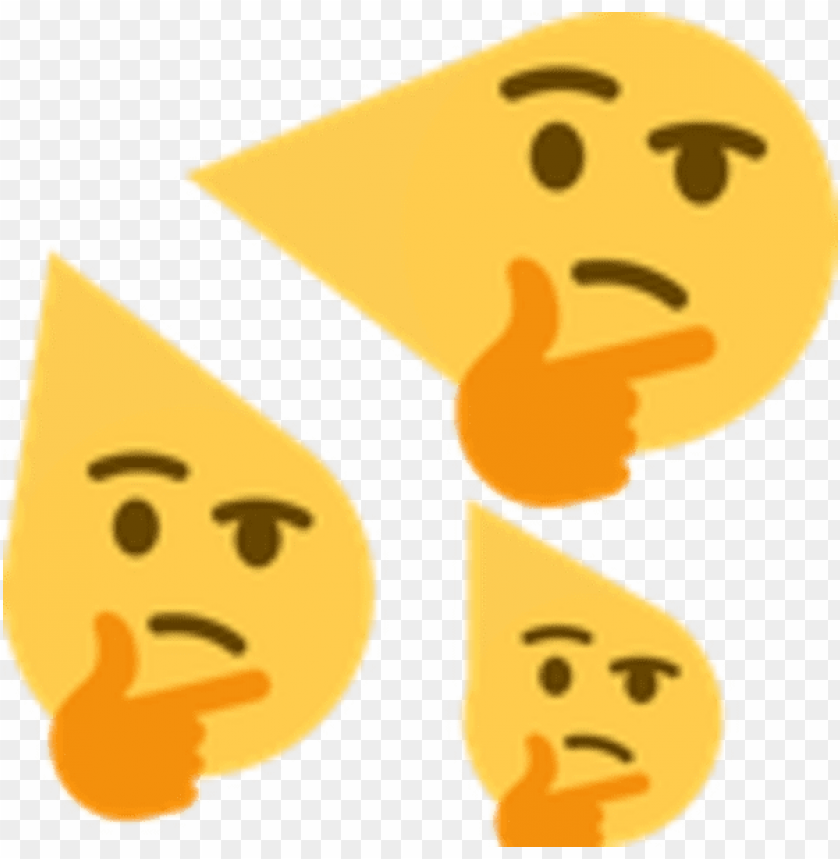 Free download | HD PNG thinking face emoji thinking emojis discord PNG ...