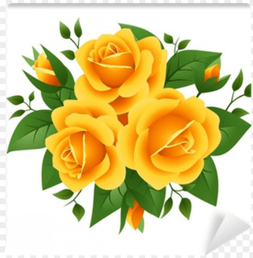 Download Three Yellow Roses Clipart Of Yellow Roses Png Free PNG