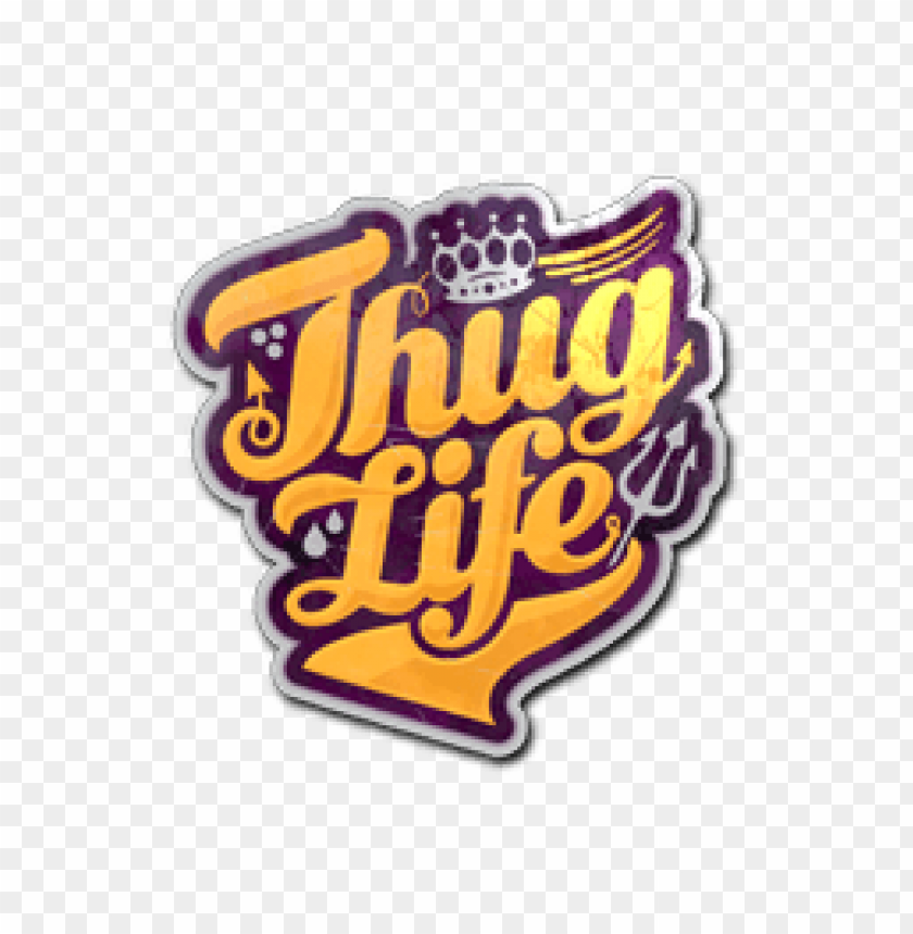 Free Download Hd Png Thug Life Logo Sticker Png Transparent With Clear Background Id