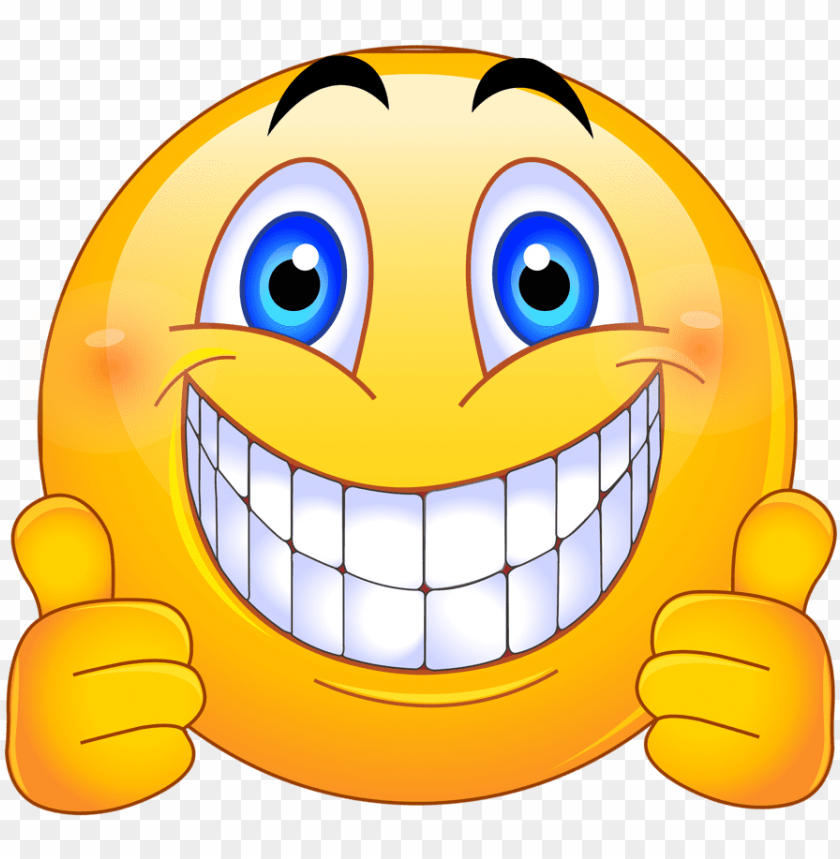 Thumbs Up Smile Emoji Png Image With Transparent Background Toppng