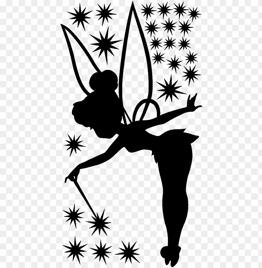 Download tinkerbell silhouette png download tinkerbell pumpkin