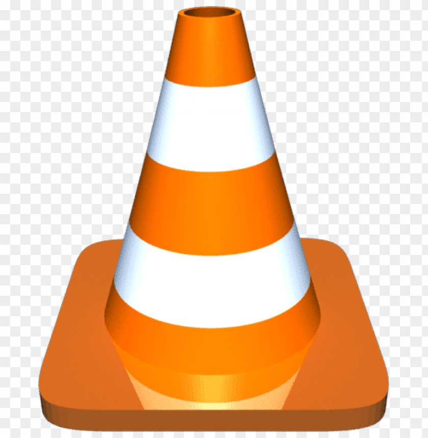 Download vlc media. VLC Media Player иконка. Дорожный конус на прозрачном фоне. Конус без фона. Дорожный конус на белом фоне.