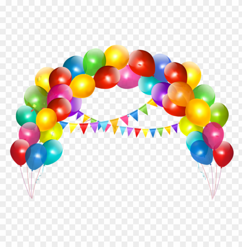 Download Transparent Balloon Arch With Decoration Png Free PNG Images TOPpng