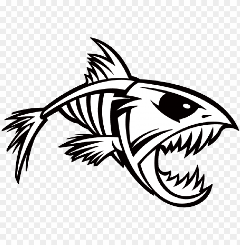 Download Download transparent bones fish - fish skeleton svg free ...