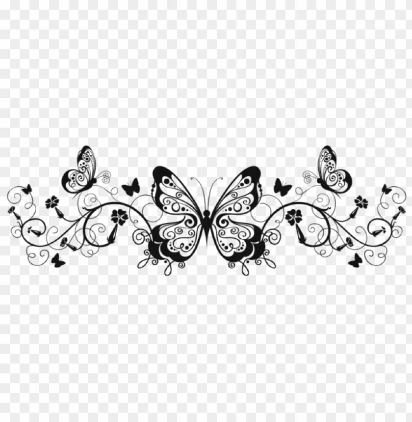 Download Download Transparent Butterfly Decoration Clipart Png Photo Toppng PSD Mockup Templates