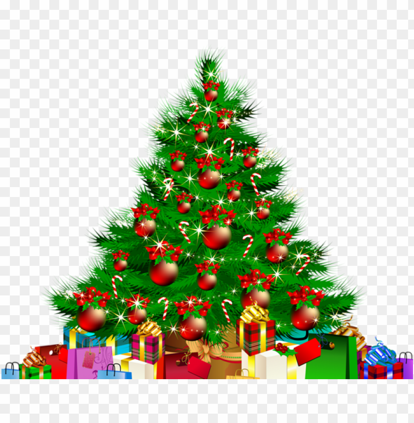 Free download | HD PNG transparent christmas tree and giftss PNG Images ...