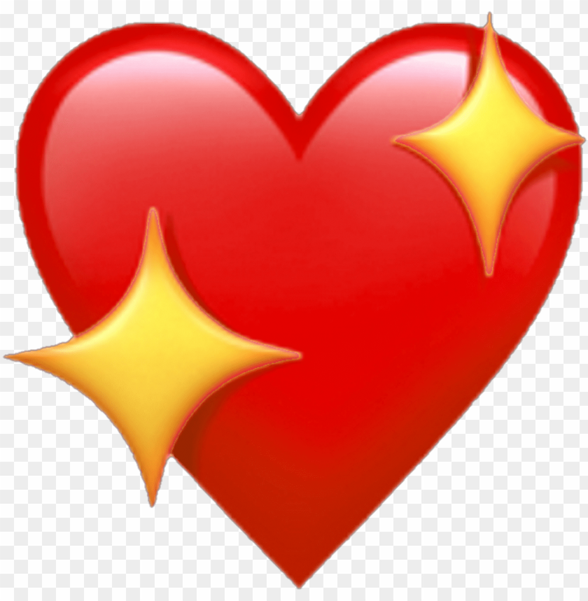 Free Download HD PNG Transparent Emojis Red Heart Heart Emoji PNG 