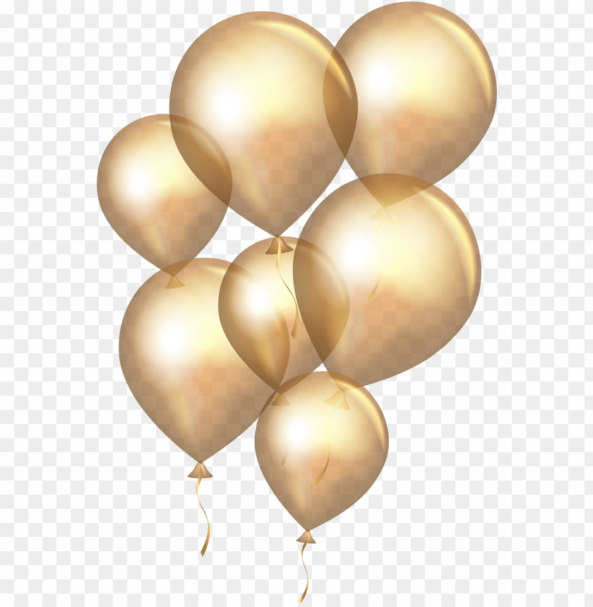 Free download | HD PNG transparent gold balloons png clip art gold and ...