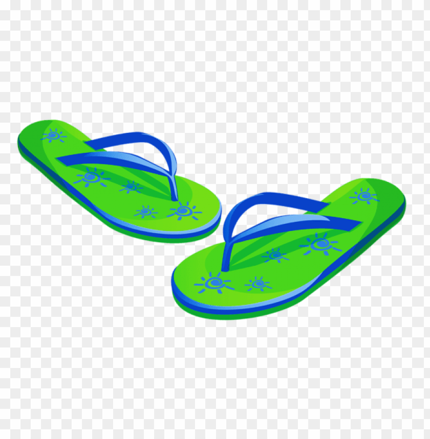 Free download | HD PNG transparent green beach flip flops clipart png ...