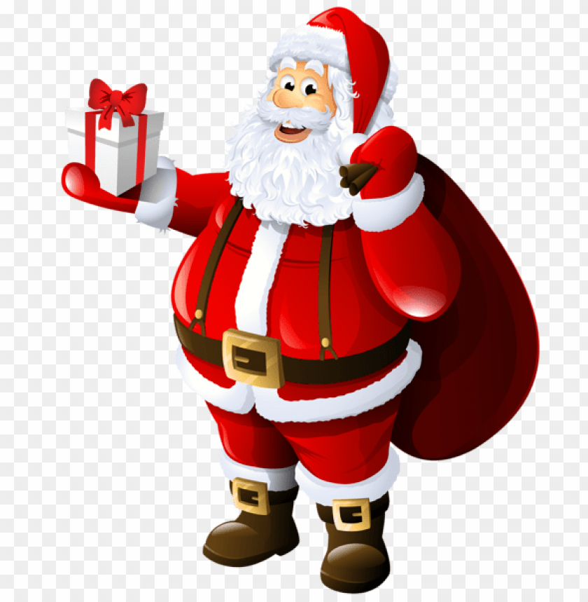 Transparent Santa Claus With Gift And Bag Png Images Toppng - santa's bag roblox