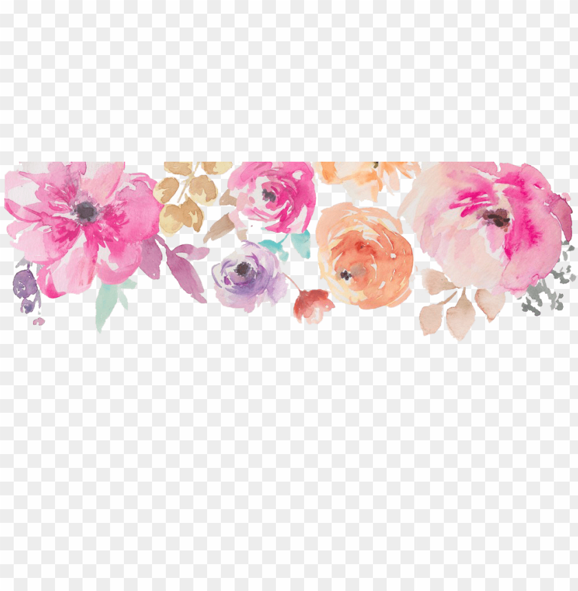 Download transparent watercolor flowers png - Free PNG Images | TOPpng