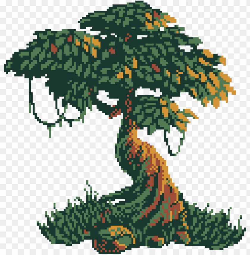 Download tree pixel art png - Free PNG Images | TOPpng