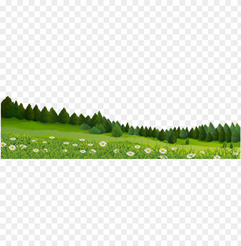 Free download | HD PNG PNG image of trees and grass with a clear ...
