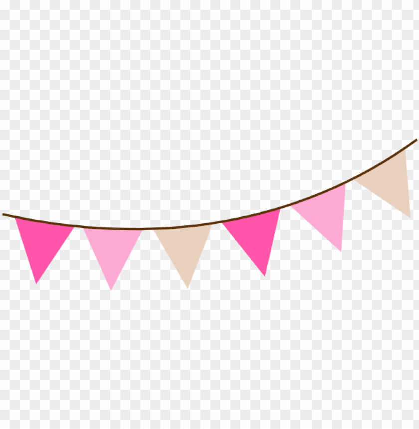  triangle flag banner PNG image with transparent background 