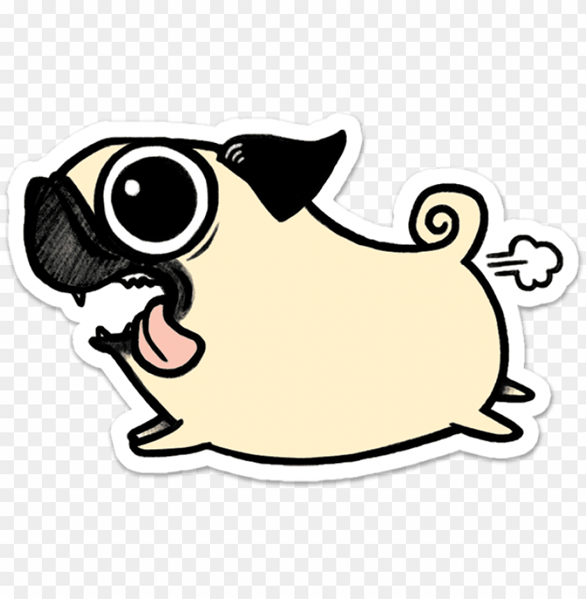 Ug Clipart Transparent Pug Stickers Png Image With Transparent Background Toppng - pug decal roblox