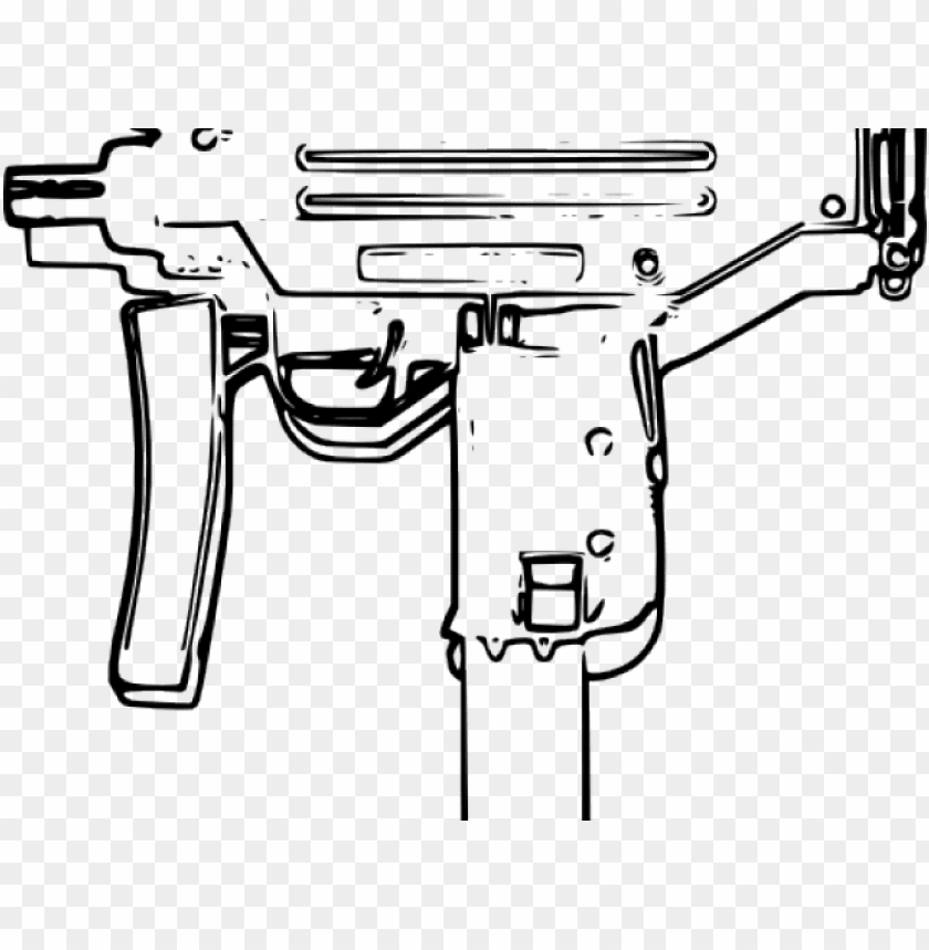 Un Clipart Uzi Transparent Gun Uzi Png Image With Transparent Background Toppng - micro uzi roblox