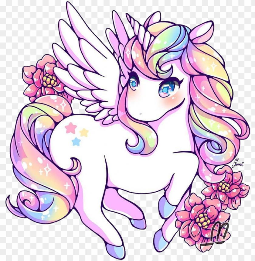 Free download | HD PNG unicorn rainbow rainbowunicorn kawaii cute cute ...