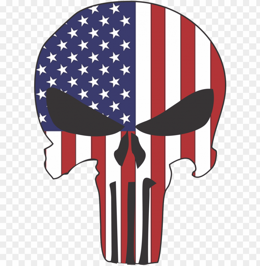 Free download | HD PNG unisher skull usa flag thin blue line punisher ...