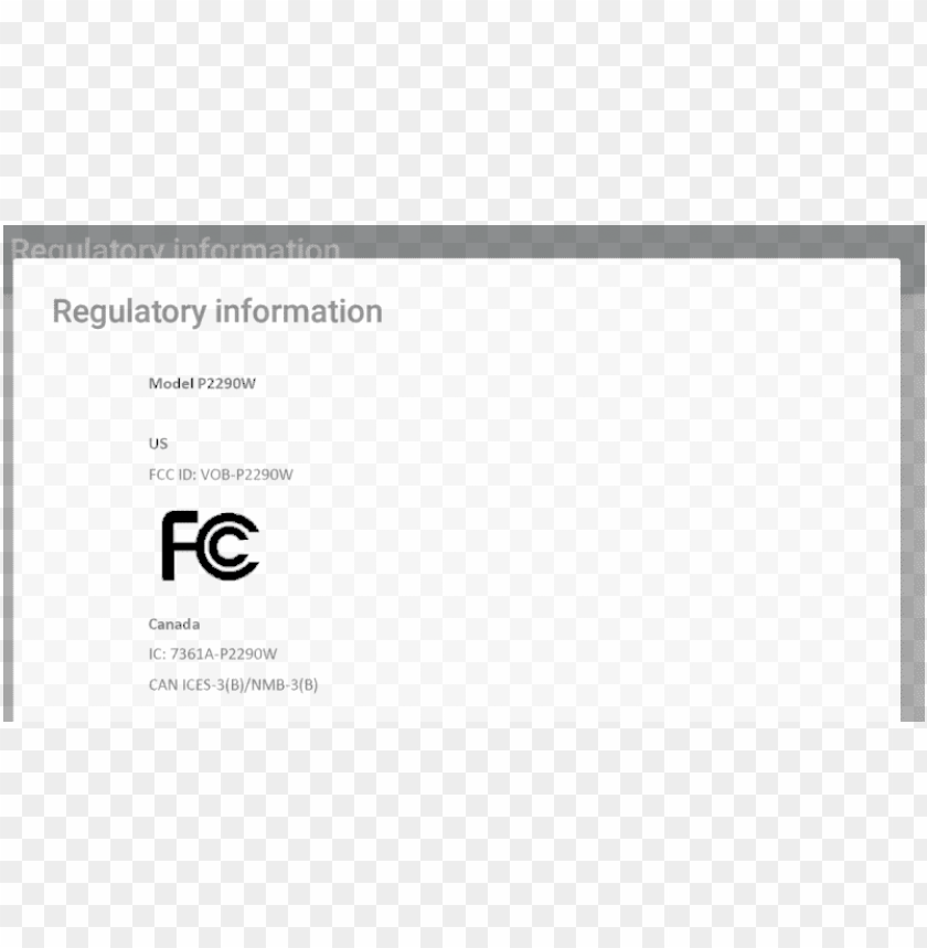 Free download HD PNG us fcc id PNG transparent with Clear Background
