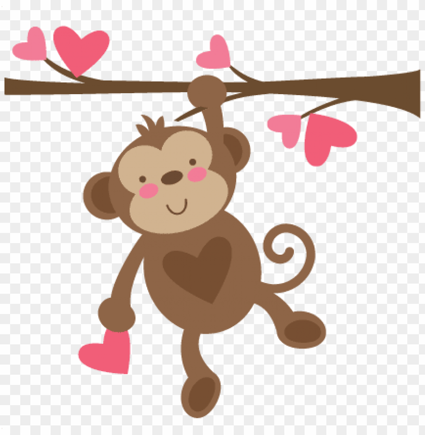 happy valentines day with monkey