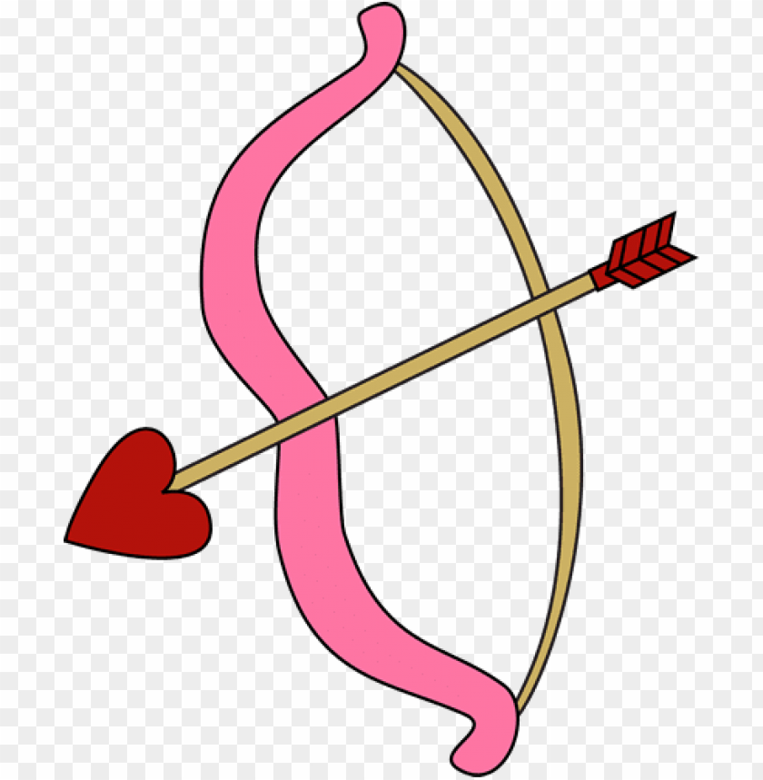 Free download HD PNG valentines bow and arrow PNG transparent with