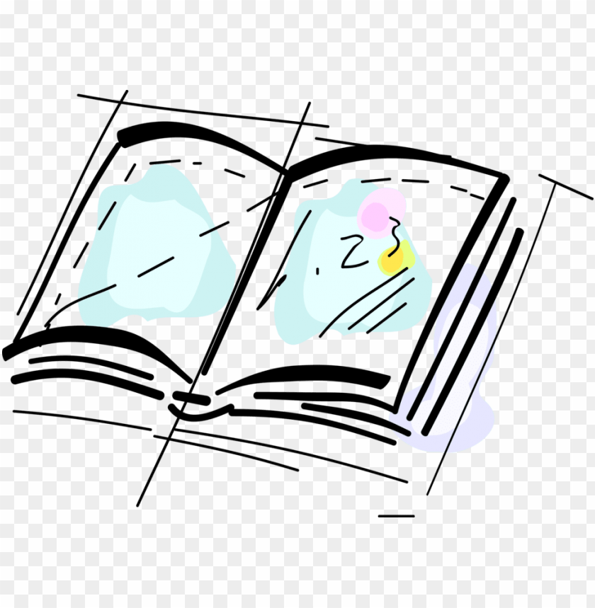 Free download | HD PNG vector illustration of open magazine or book ...