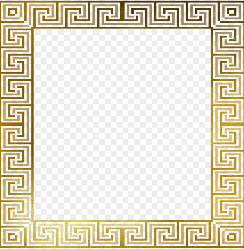 Free download | HD PNG versace border png greek key gold background PNG ...