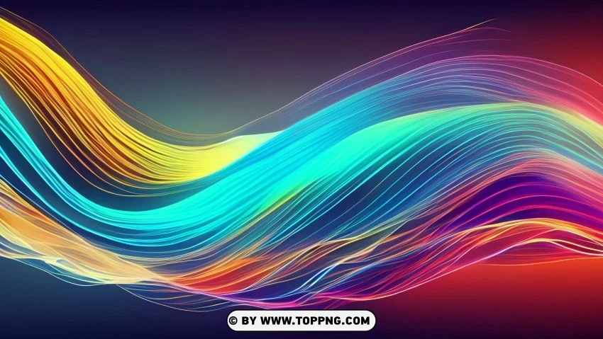 Free download | HD PNG vibrant dynamic waves in motion 4k wallpaper ...