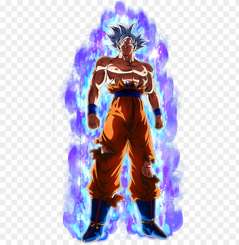 W Aura Arts Goku Mastered Ultra Instinct Deviantart Png Image