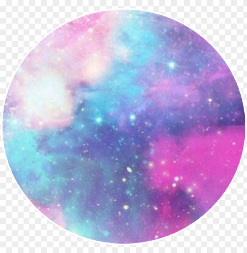 Download wallpaper galaxy sky pink purple tumblr circle decorati ...