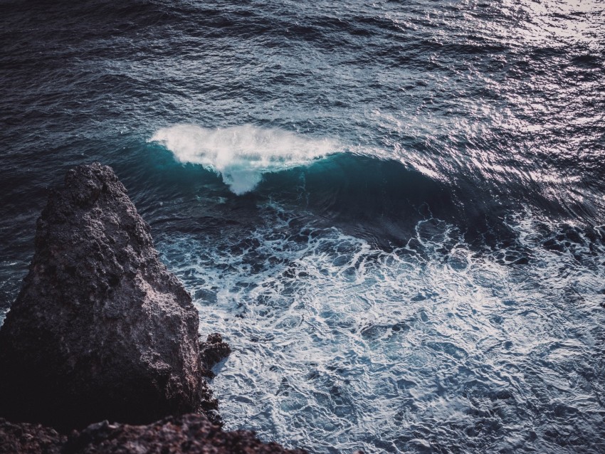 Free download | HD PNG water rock wave sea surf 4k wallpaper | TOPpng