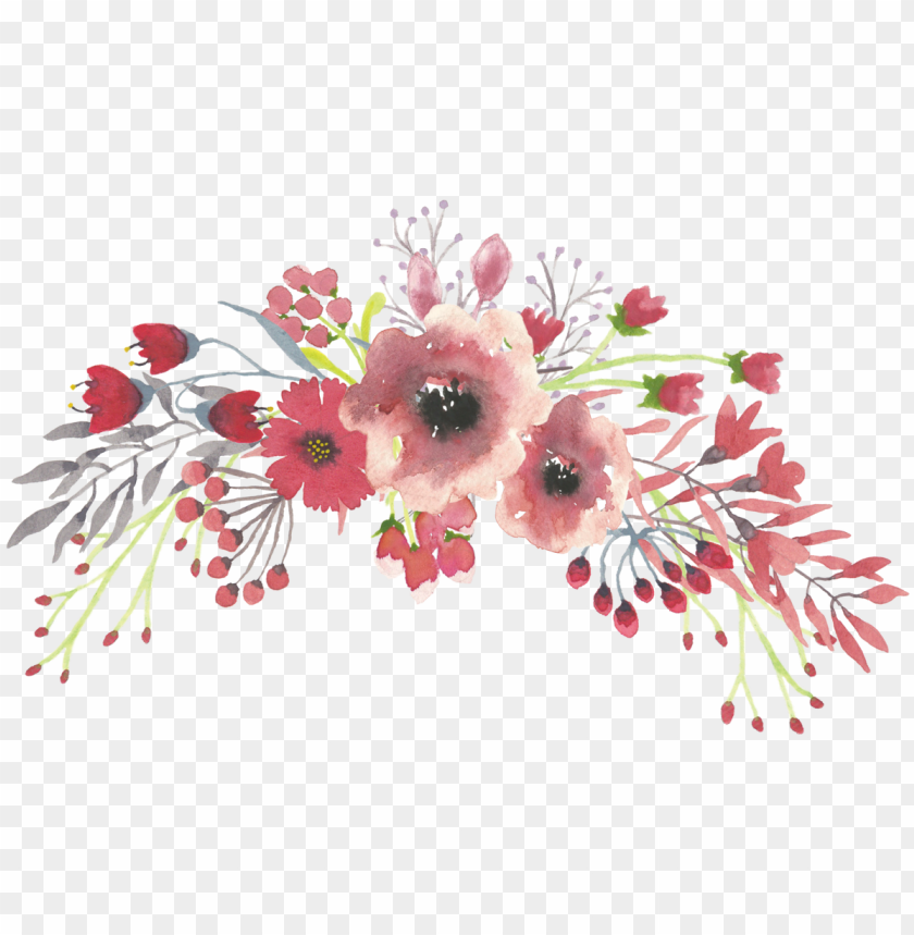 Download Watercolor Floral Bouquet Png Svg Download Watercolor Flower Transparent Background Png Image With Transparent Background Toppng PSD Mockup Templates