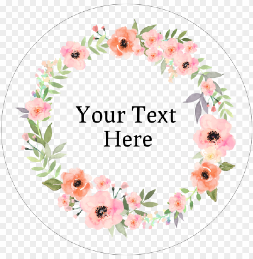 Download Watercolour Flower Circle Png Image With Transparent Background Toppng PSD Mockup Templates